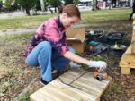 Вихідні в сквері Тарасова: вуличні меблі та толока