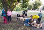 Вихідні в сквері Тарасова: вуличні меблі та толока